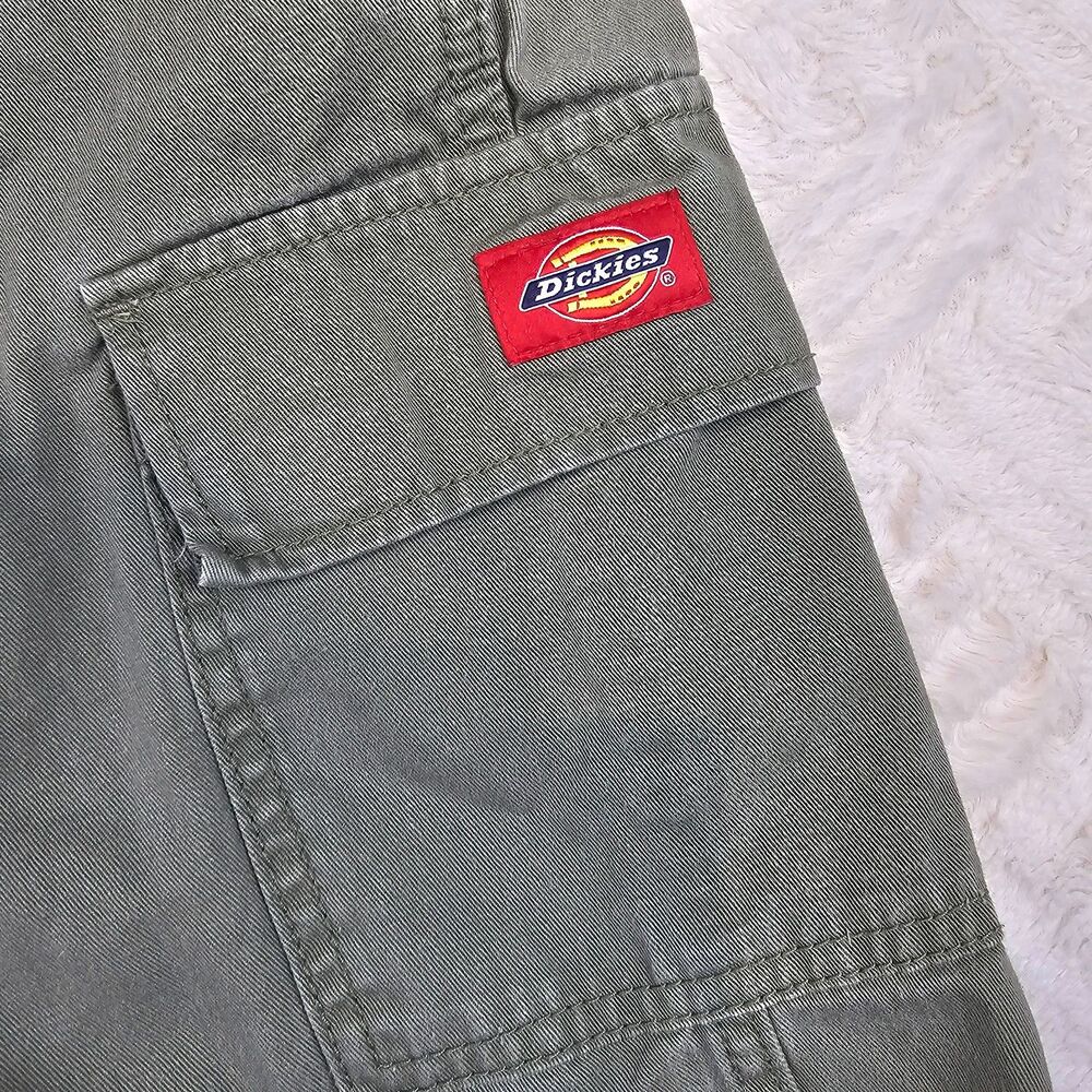 Dickies Cargo Pants Army Green XS Women's Utility Workwear Y2K - Picture 9 of 13